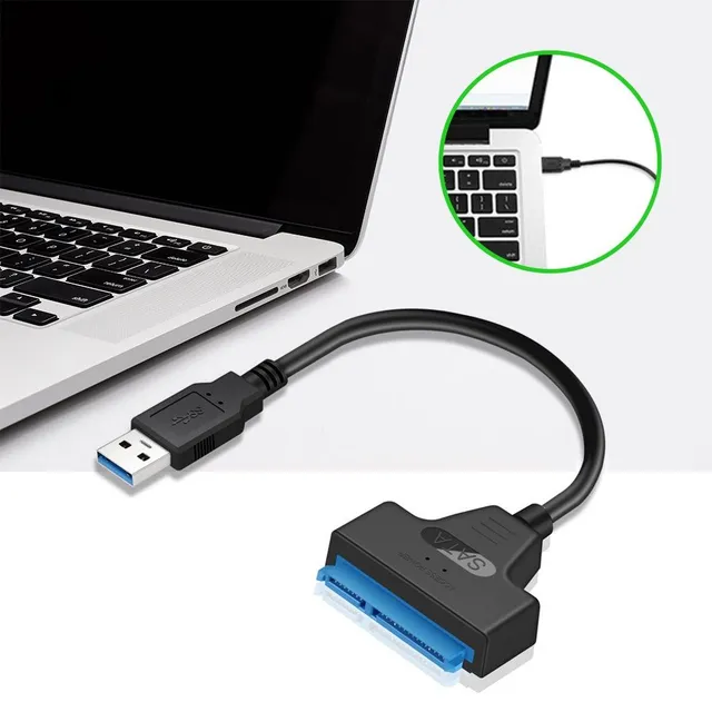 Cablu USB 3.0 SATA către adaptor USB