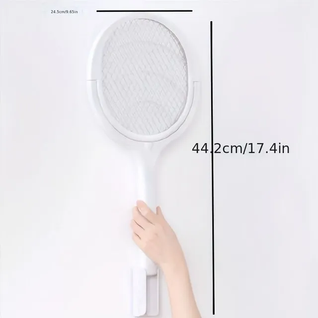 Electric mosquito swatter with adjustable angle + LÁмпа for mosquito smoothing, charging, home mosquito repellent, electric liquidator