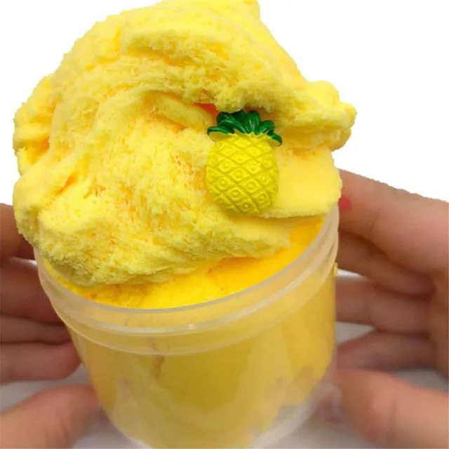 Anti-stress pineapple slime