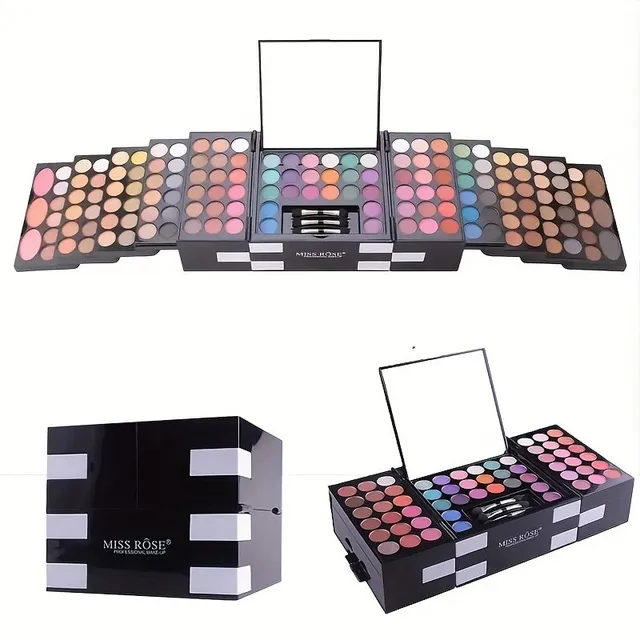 Professional cosmetic case for women - complete set of makeup, palette of makeup, all in one