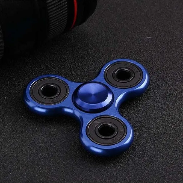 Fidget spinner kovový A2214 modrý