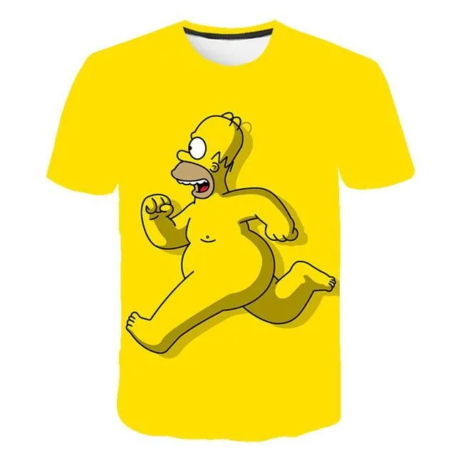 Unisex 3D tričko Simpsons