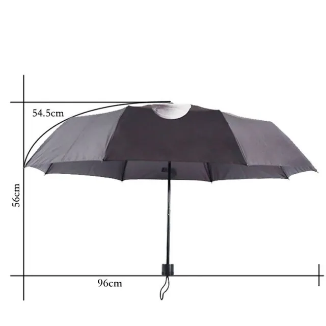 Umbrella with middle finger