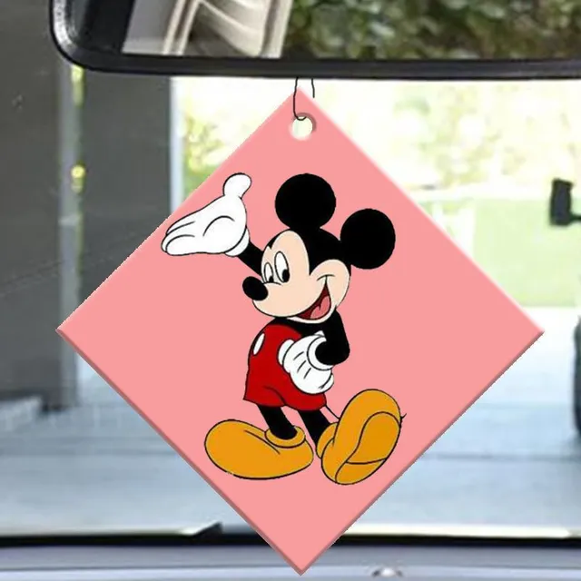 Modern autó légfrissítő Mickey egér Morton motívum