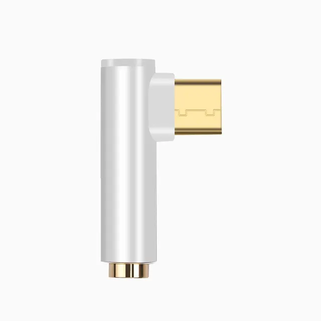 Gördített USB-C adapter 3,5 mm-es jack-en