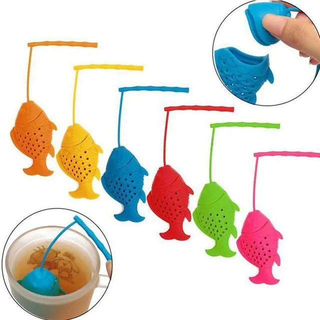 Silicone tea bag in the shape of animals - various types