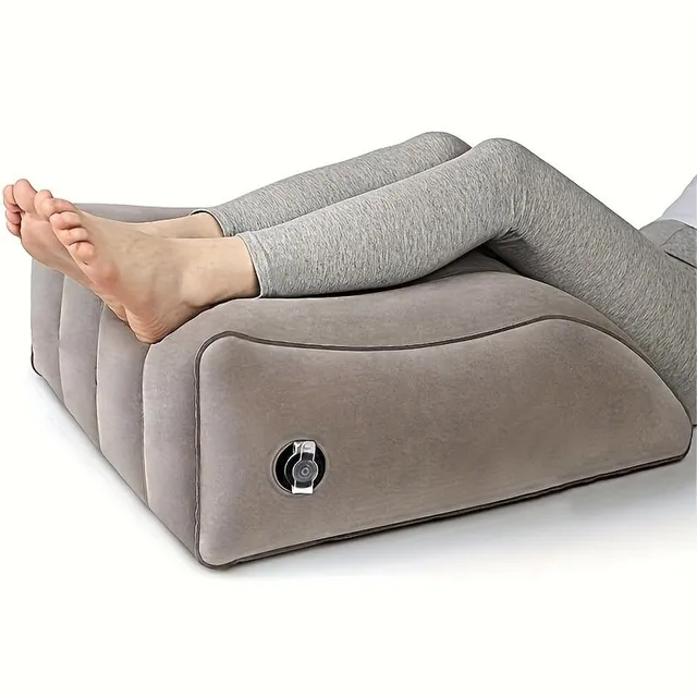 1 piece inflatable foot pillow for relaxation and leg lift