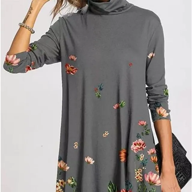 Long autumn dress for women