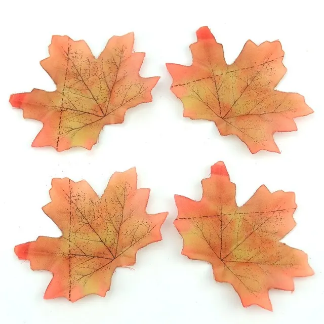 Decorative maple leaves - 100 pcs