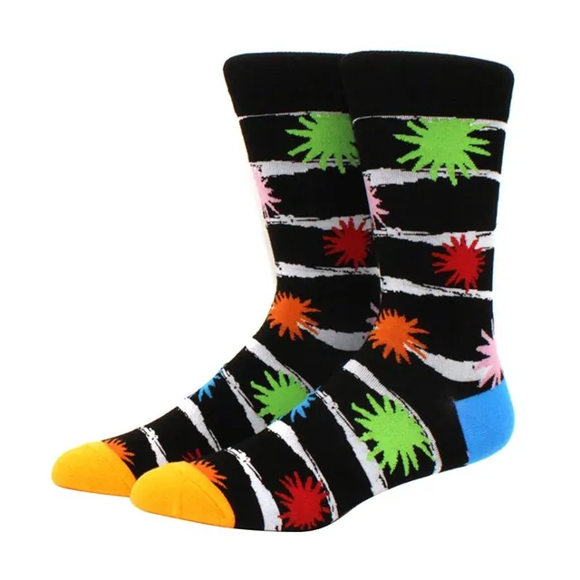 Funny colorful men socks for winter