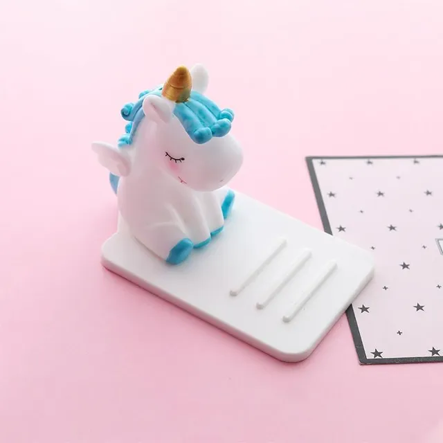 Cute unicorn shaped mobile phone stand