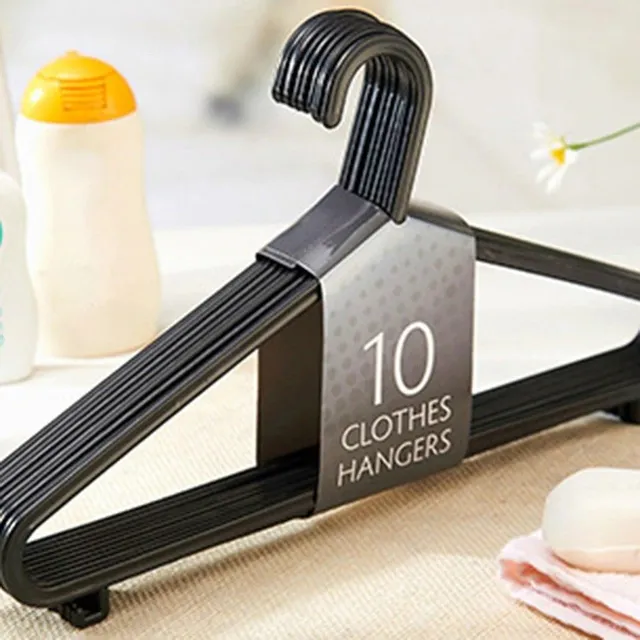 Plastic hanger 10 pcs