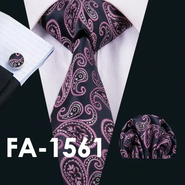 Stylish Men's Set © Tie, Kapeník, Cuff linkek