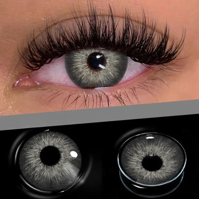 Luxury contact lenses without dioptre - realistic colors, several variants