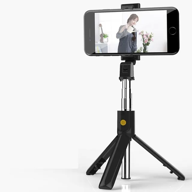 Selfie stick cu trepied și conexiune Bluetooth