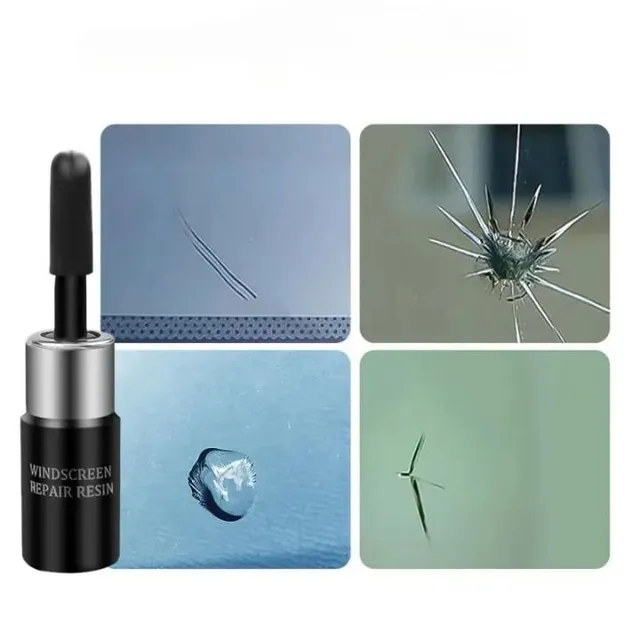 Tool for repairing a cracked car windscreen