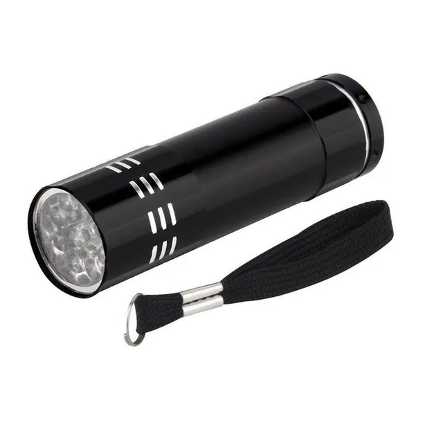 Pocket LED flashlight with UV detector