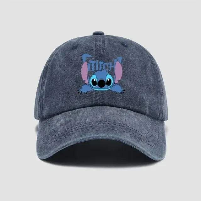 Căciulă trendy unisex pentru copii cu motivul personajului preferat Stitch