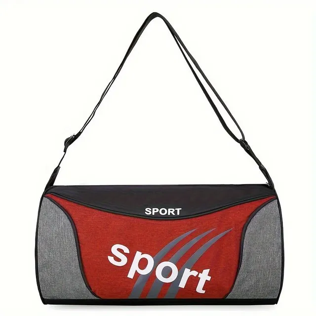 Lightweight sports bag over shoulder made of nylon - practical and durable bag for travel, fitness and leisure