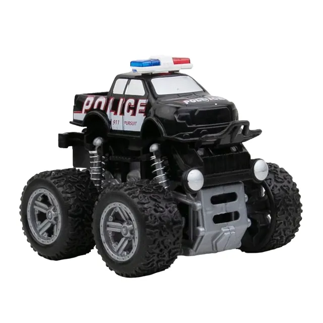 Monster Truck Field Police Car