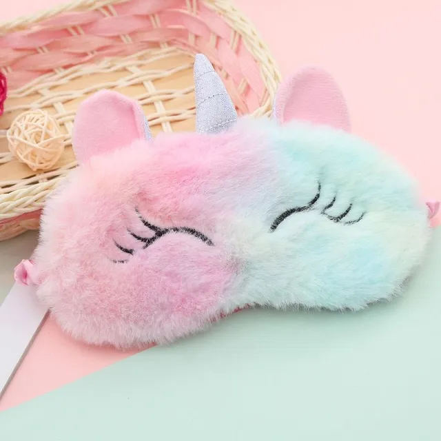 Cute Teddy Mask for Sleeping - Unicorn