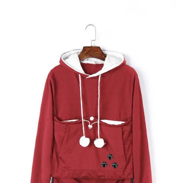 Cat Pouch Hoodie UZO