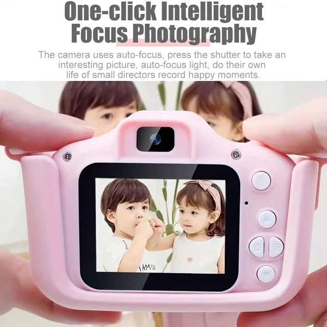 Child digital camera for children - mini camera with video, 32GB card SD free, perfect gift for boys and girls