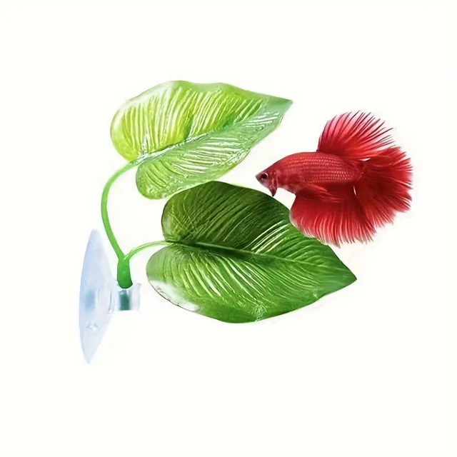 Lits de feuilles anti-stress pour aquarium