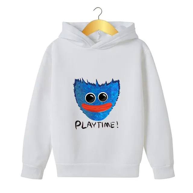 Bluză cu glugă pentru copii cu motivul Poppy Play Time Huggy Wuggy