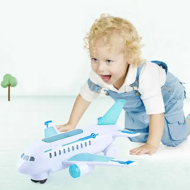 Universal Electric Aeroplane with Lights and Sound