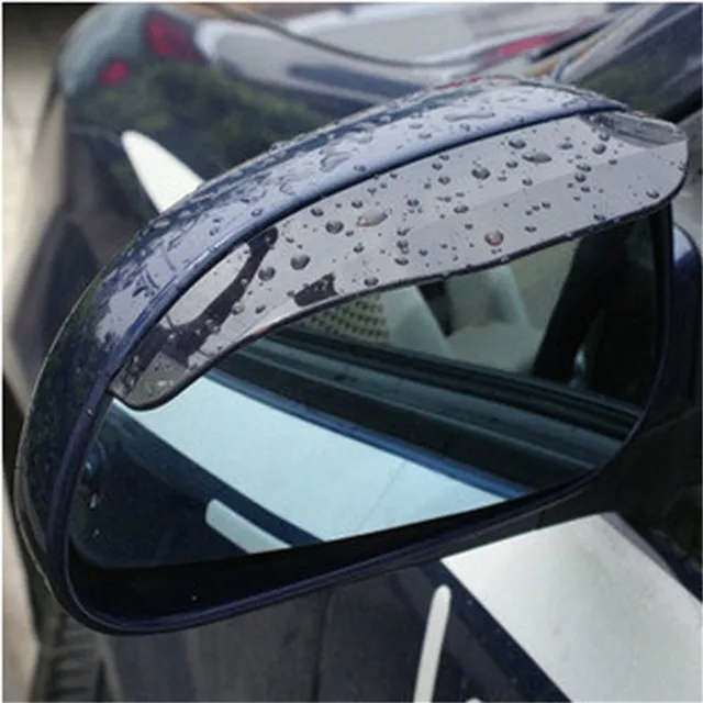 Protecție împotriva ploii pentru oglinzile retrovizoare, set de 2 bucăți