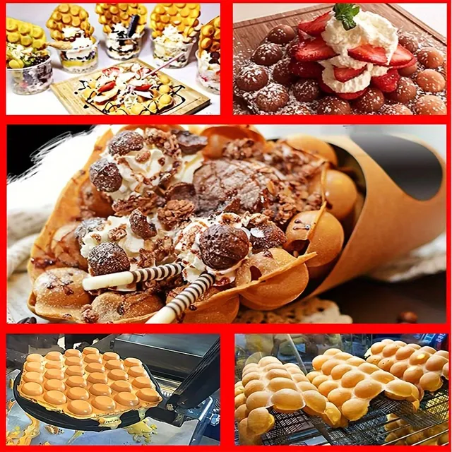 1 bucată aparat de făcut waffles și formă de copt pentru exterior 3 în 1