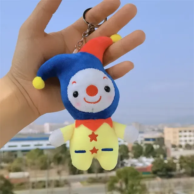 Kreatívne plnené klaun s príveskom pre deti - 4 varianty