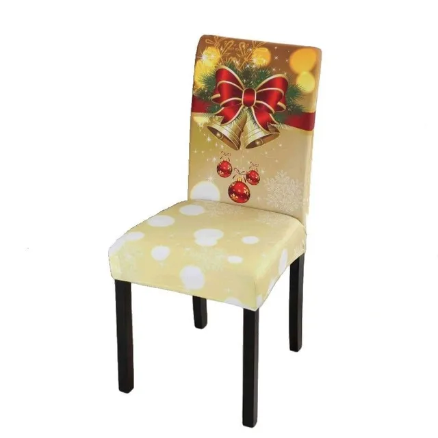 Husă elastică de Crăciun pentru scaun de bucătărie