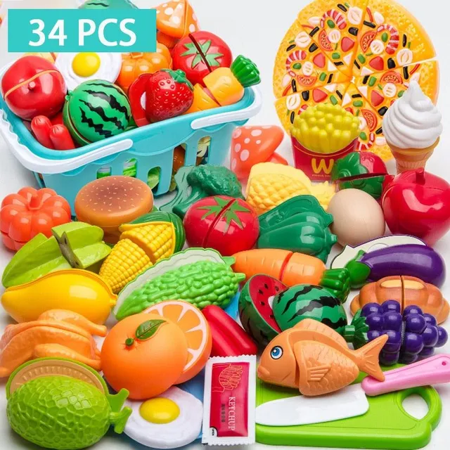 Plastikowy zestaw do jedzenia dla dzieci