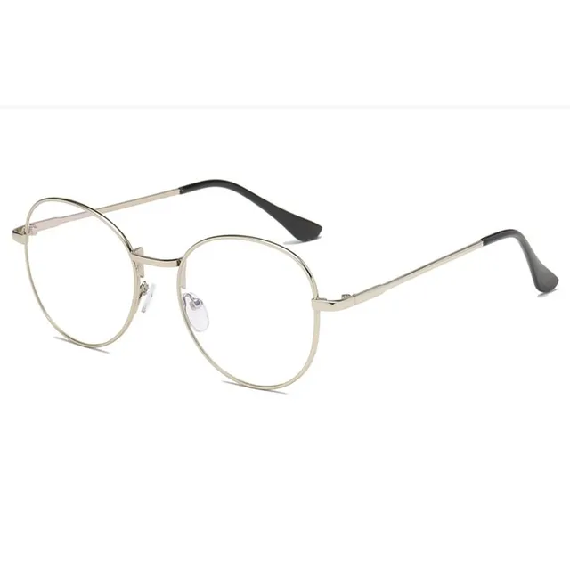 Stylové retro brýle Falty silver-2