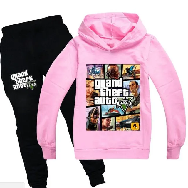 Children's training suits cool with GTA 5 prints color at picture 8 3 - 4 roky