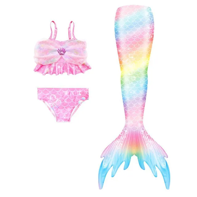 Girls Cute Swimsuit Mermaid