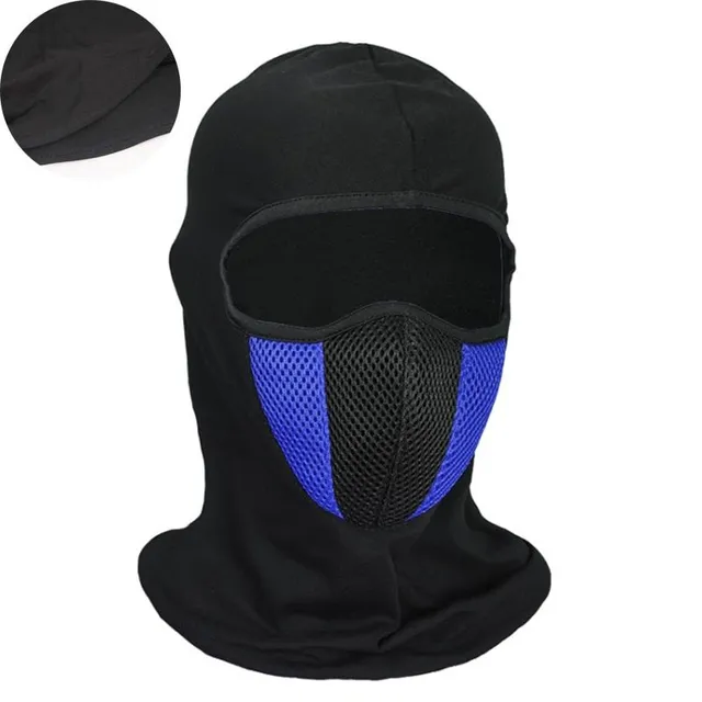 Breathable motorcycle hood in various designs