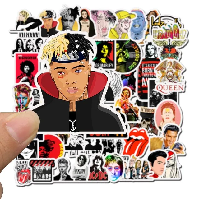 Stickers music 50 pcs