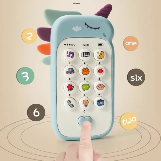 Imitation Phone for Sleeping Children - Toy Baby Phone with Music and Sound