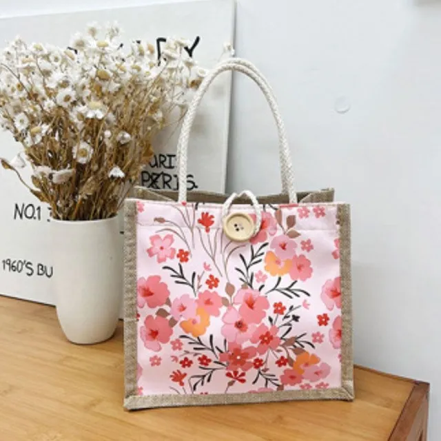 Ladies' modern trend favorite stylish canvas bag with color design - more colors