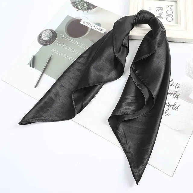 Modern elegant ladies scarf for tying around the neck or in the hair