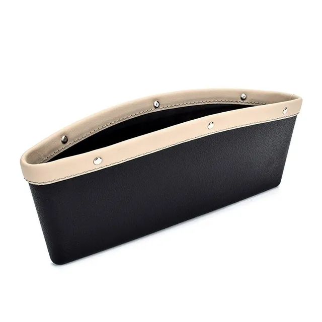 Leather organizer for the car, storage space for the car