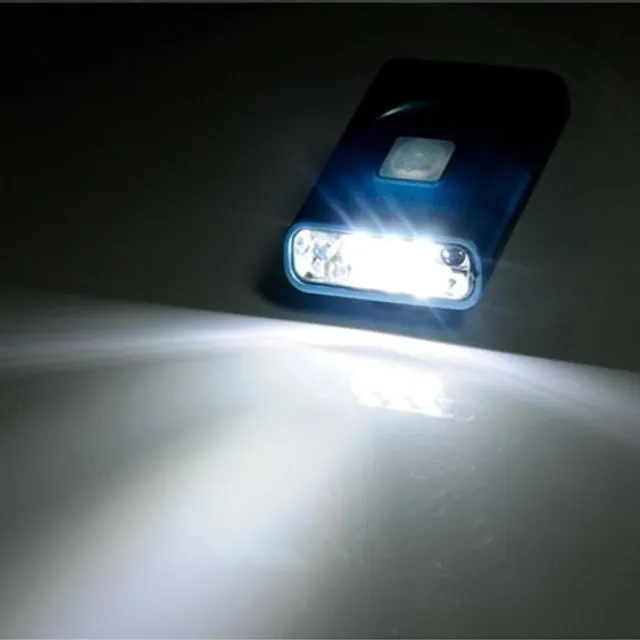 LED flashlight with clip and USB charging