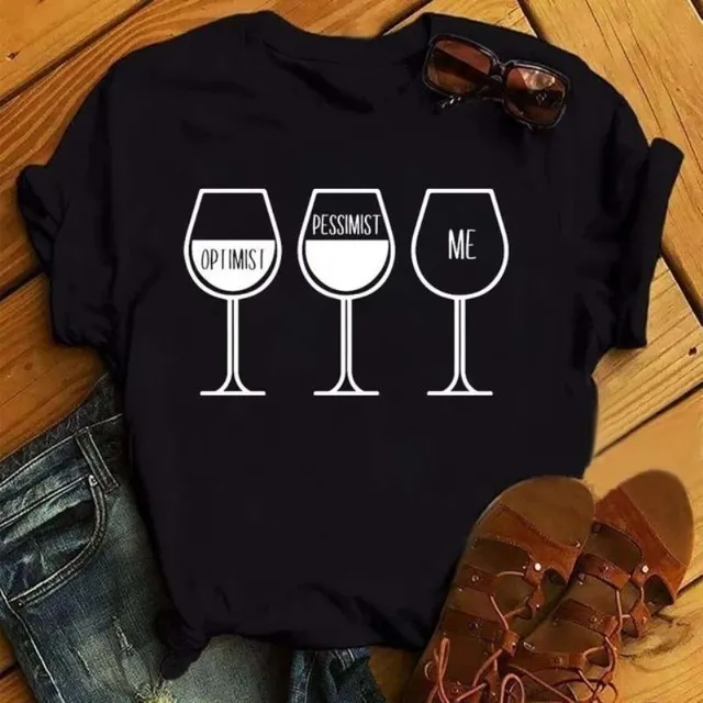 T-shirt da donna a tema vino