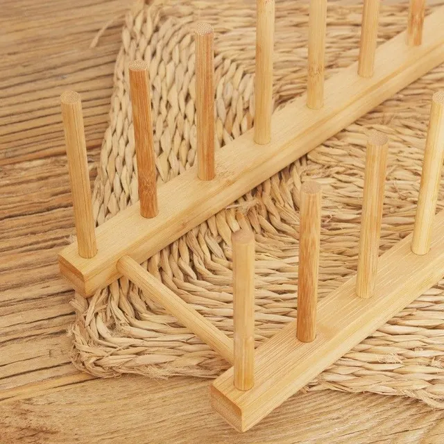 Bamboo kitchen rack