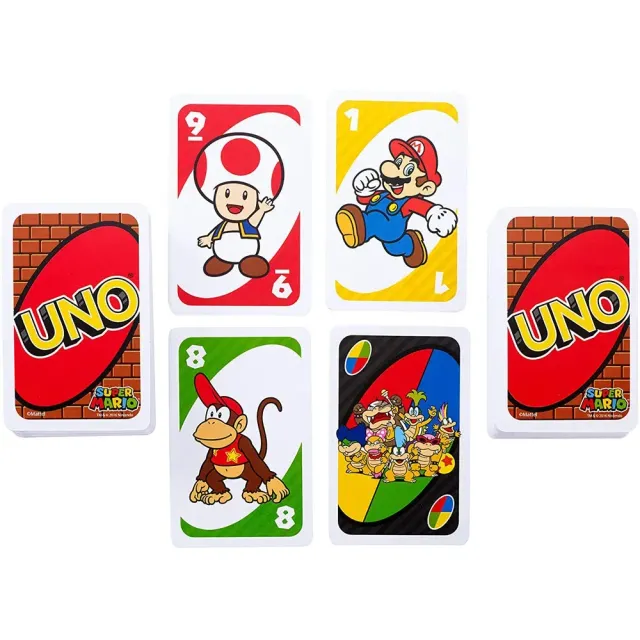 Trends card game UNO with different favorite motifs