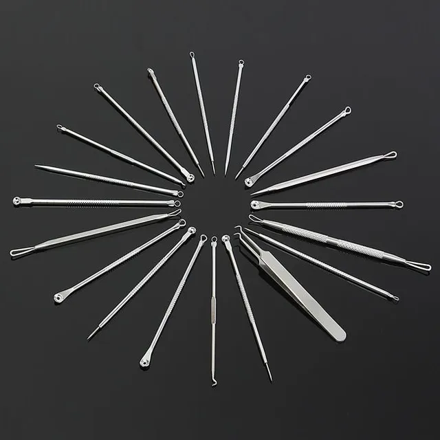 Set of correction tools for acne care