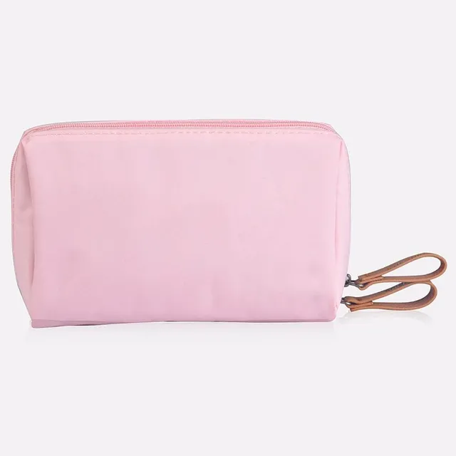 Solid colour cosmetic bag - travel organiser for toiletries
